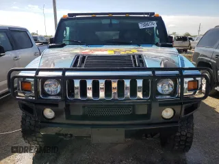 2005 Hummer H2 SUV with VIN 5GRGN23UX5H119854, listed as a Copart auction lot 75086174 with 0 mi miles and Non Repairable. Bid and sale history available at carsss.com. Image 5.