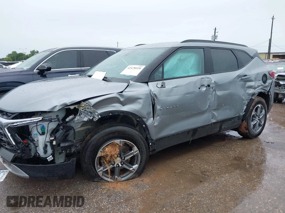 2024 Chevrolet Blazer LT with VIN 3GNKBCR44RS277550, listed as a IAAI auction lot 42478520 with 26,798 mi miles and . Bid and sale history available at DreamBid. Image 6.