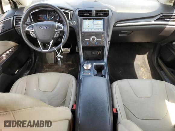 2017 Ford Fusion Titanium with VIN 3FA6P0D95HR208813, listed as a Copart auction lot 60832915 with 62,920 mi miles and Salvage title. Bid and sale history available at DreamBid. Image 8.