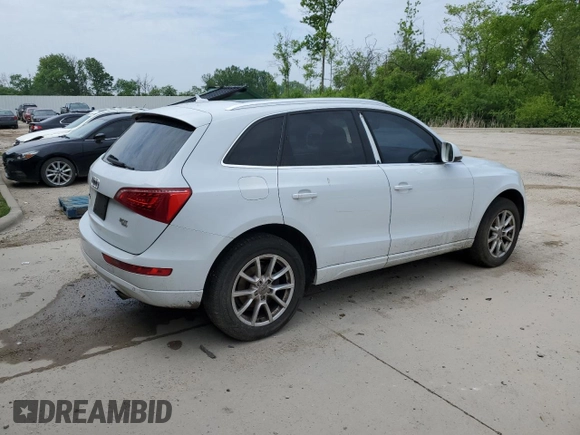 2012 Audi Q5 Premium Plus with VIN WA1LFAFP9CA048840, listed as a Copart auction lot 60731695 with 113,890 mi miles and Clean title. Bid and sale history available at DreamBid. Image 3.