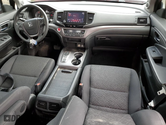 2021 Honda Ridgeline Sport with VIN 5FPYK3F10MB012808, listed as a Copart auction lot 51096395 with 34,543 mi miles and Salvage title. Bid and sale history available at DreamBid. Image 8.