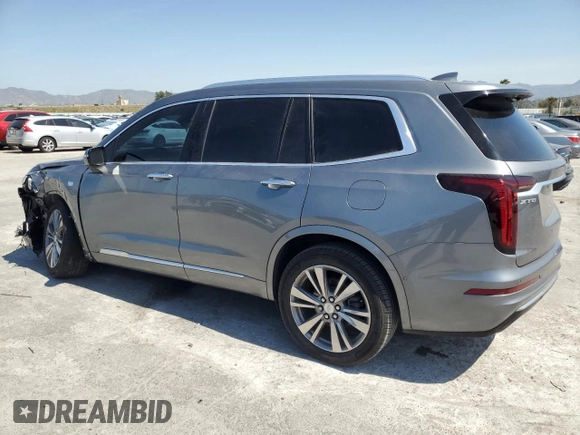 2021 Cadillac XT6 Premium Luxury with VIN 1GYKPCRS9MZ219271, listed as a Copart auction lot 51994715 with 44,616 mi miles and Salvage title. Bid and sale history available at DreamBid. Image 2.