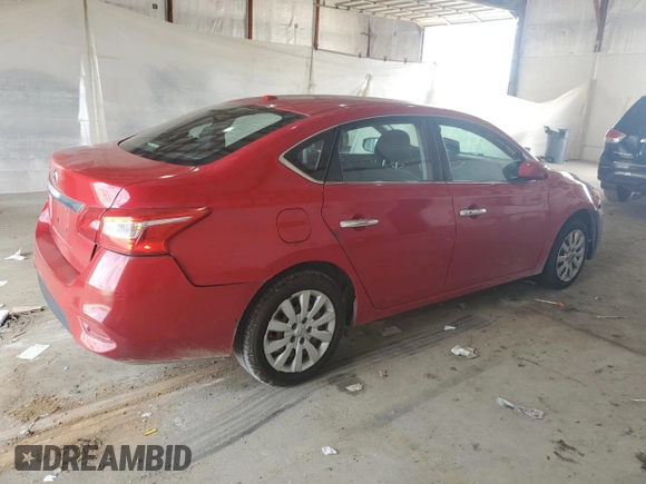 2017 Nissan Sentra SV with VIN 3N1AB7AP1HL693648, listed as a Copart auction lot 62637355 with 156,252 mi miles and Salvage title. Bid and sale history available at DreamBid. Image 3.