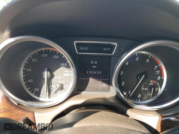2012 Mercedes-Benz M 350 with VIN 4JGDA5HB3CA025681, listed as a Copart auction lot 64791805 with 132,633 mi miles and Salvage title. Bid and sale history available at DreamBid. Image 9.