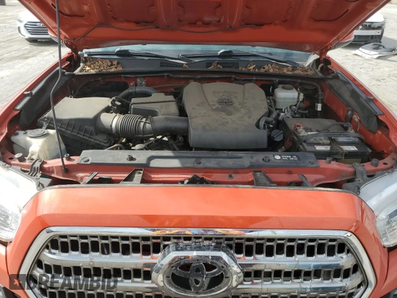 2017 Toyota Tacoma SR5 with VIN 3TMCZ5AN7HM060246, listed as a Copart auction lot 52580665 with 107,292 mi miles and Salvage Title. Bid and sale history available at carsss.com. Image 11.