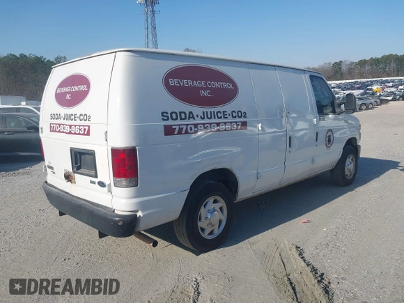 2012 Ford Econoline Cargo Commercial with VIN 1FTNE1EW3CDA86220, listed as a IAAI auction lot 41463546 with 250,381 mi miles and . Bid and sale history available at carsss.com. Image 4.