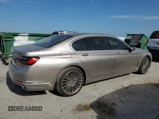 2022 BMW 7 Series 750i xDrive with VIN WBA7U2C08NCK23657, listed as a Copart auction lot 54202285 with 26,532 mi miles and Salvage title. Bid and sale history available at DreamBid. Image 3.