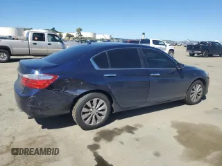 2014 Honda Accord Sedan EX-L with VIN 1HGCR2F83EA147010, listed as a Copart auction lot 50054385 with 177,805 mi miles and Salvage Title. Bid and sale history available at carsss.com. Image 3.
