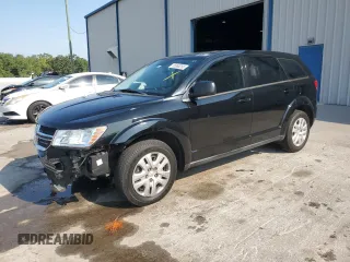 2015 Dodge Journey American Value with VIN 3C4PDCAB1FT583419, listed as a Copart auction lot 55968285 with 253,026 mi miles and Salvage Title. Bid and sale history available at DreamBid. Image 1.