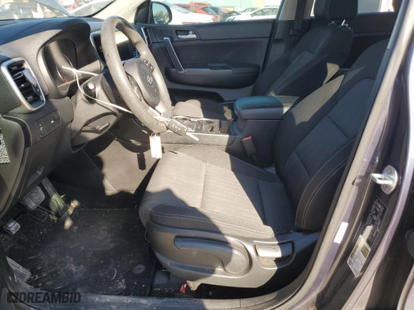 2020 Kia Sportage LX with VIN KNDPM3AC4L7725027, listed as a Copart auction lot 88491595 with 107,523 mi miles and Salvage Title. Bid and sale history available at carsss.com. Image 7.