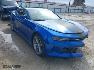 2017 Chevrolet Camaro 1LT with VIN 1G1FB1RS3H0191979, listed as a IAAI auction lot 41566453 with 57,689 mi miles. Bid and sale history available at carsss.com. Image 1.