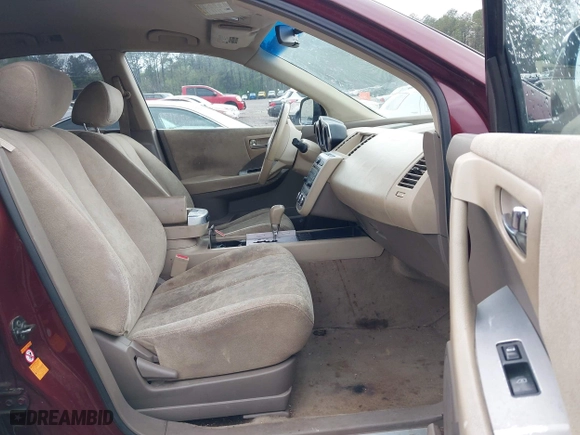 2006 Nissan Murano SL with VIN JN8AZ08T56W409775, listed as a IAAI auction lot 41930473 with 263,551 mi miles. Bid and sale history available at carsss.com. Image 5.