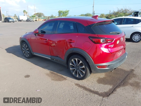 2019 Mazda CX-3 Grand Touring with VIN JM1DKFD71K0427650, listed as a IAAI auction lot 42058069 with 67,688 mi miles and . Bid and sale history available at DreamBid. Image 3.
