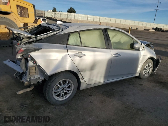 2018 Toyota Prius Two with VIN JTDKARFUXJ3552299, listed as a Copart auction lot 50163025 with Not Provided miles and Salvage Title. Bid and sale history available at carsss.com. Image 3.