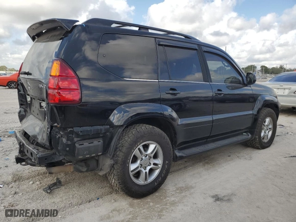 2007 Lexus GX 470 with VIN JTJBT20X170142891, listed as a Copart auction lot 43245695 with 226,219 mi miles and Salvage Title. Bid and sale history available at carsss.com. Image 3.