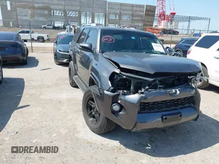 2016 Toyota 4Runner SR5 with VIN JTEZU5JR0G5134330, listed as a IAAI auction lot 42405361 with Not provided miles and . Bid and sale history available at DreamBid. Image 1.