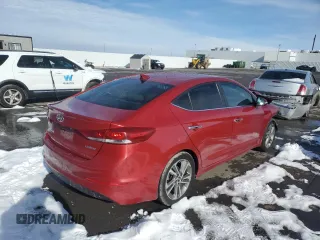 2017 Hyundai Elantra SE with VIN 5NPD84LF0HH086068, listed as a Copart auction lot 45936955 with 182,358 mi miles and Salvage Title. Bid and sale history available at DreamBid. Image 3.