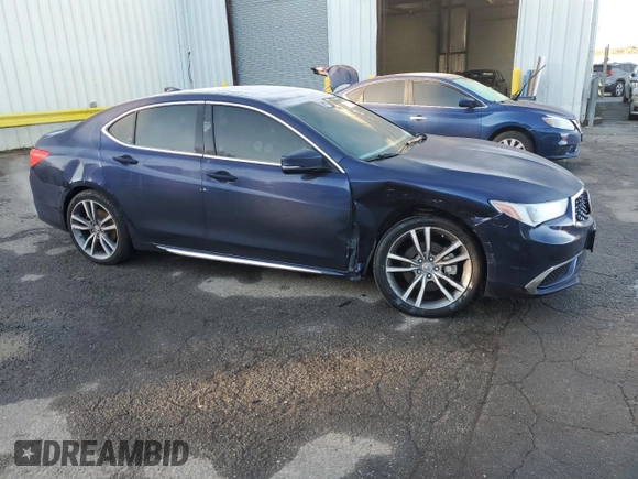 2020 Acura TLX w/Technology Pkg with VIN 19UUB2F4XLA004493, listed as a Copart auction lot 87102564 with 34,037 mi miles and Salvage Title. Bid and sale history available at carsss.com. Image 4.
