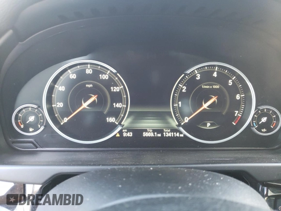 2016 BMW X6 xDrive35i with VIN 5UXKU2C57G0N81828, listed as a Copart auction lot 71186212 with 134,114 mi miles. Bid and sale history available at carsss.com. Image 9.