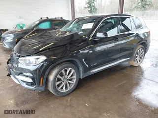 2018 BMW X3 xDrive30i with VIN 5UXTR9C58JLC76989, listed as a IAAI auction lot 41852158 with 76,202 mi miles. Bid and sale history available at carsss.com. Image 2.