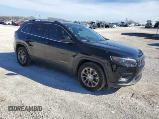 2020 Jeep Cherokee Latitude Plus with VIN 1C4PJLLBXLD525512, listed as a Copart auction lot 43644995 with 63,342 mi miles and Salvage Title. Bid and sale history available at carsss.com. Image 4.