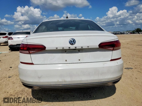 2021 Volkswagen Passat SE with VIN 1VWSA7A34MC014427, listed as a Copart auction lot 61854015 with 74,563 mi miles and Salvage title. Bid and sale history available at DreamBid. Image 6.