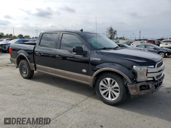 2020 Ford F-150 XL with VIN 1FTEW1C4XLFA74777, listed as a Copart auction lot 54531225 with 89,562 mi miles and Salvage Title. Bid and sale history available at carsss.com. Image 4.