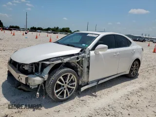 2008 Lexus IS 250 with VIN JTHBK262582063424, listed as a Copart auction lot 61384125 with 216,905 mi miles and Salvage title. Bid and sale history available at DreamBid. Image 1.