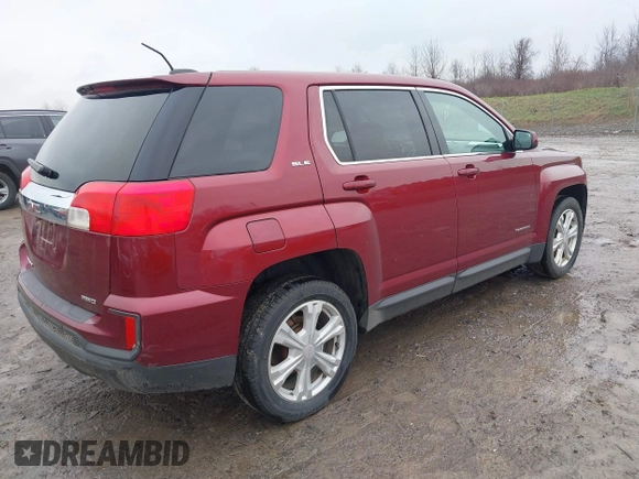 2017 GMC Terrain SLE with VIN 2GKFLSEK0H6190882, listed as a IAAI auction lot 42001517 with 141,592 mi miles. Bid and sale history available at carsss.com. Image 4.