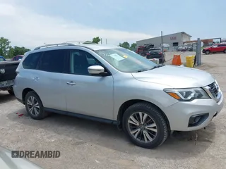 2018 Nissan Pathfinder SV with VIN 5N1DR2MM8JC650965, listed as a IAAI auction lot 42673823 with 113,611 mi miles and . Bid and sale history available at DreamBid. Image 14.