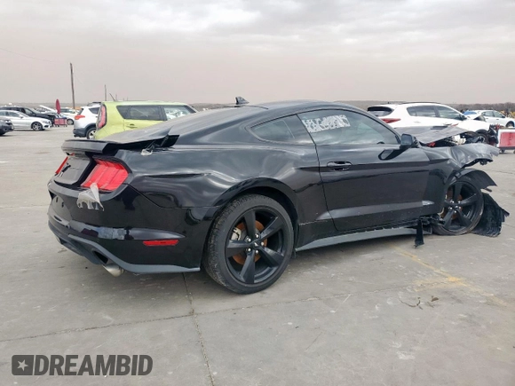 2023 Ford Mustang EcoBoost with VIN 1FA6P8TH6P5102170, listed as a Copart auction lot 45191565 with 0 mi miles and Salvage Title. Bid and sale history available at carsss.com. Image 3.