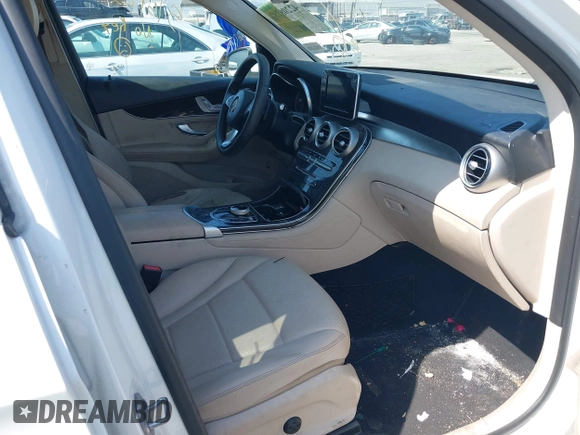 2018 Mercedes-Benz GLC 300 with VIN WDC0G4JB5JV052936, listed as a IAAI auction lot 42208183 with 64,578 mi miles and . Bid and sale history available at DreamBid. Image 5.