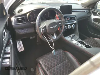 2020 Genesis G70 2.0T with VIN KMTG44LA6LU045408, listed as a Copart auction lot 80941524 with 79,302 mi miles and Non Repairable. Bid and sale history available at DreamBid. Image 8.