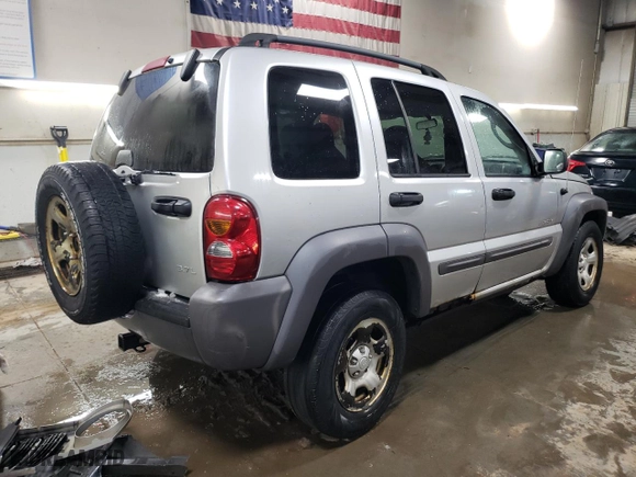 2004 Jeep Liberty Sport with VIN 1J4GL48K64W196851, listed as a Copart auction lot 45414115 with 233,180 mi miles and Salvage Title. Bid and sale history available at carsss.com. Image 3.