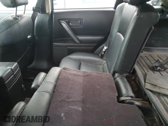 2005 Infiniti FX35 with VIN JNRAS08W95X204141, listed as a Copart auction lot 75446294 with 0 mi miles and Salvage Title. Bid and sale history available at carsss.com. Image 10.