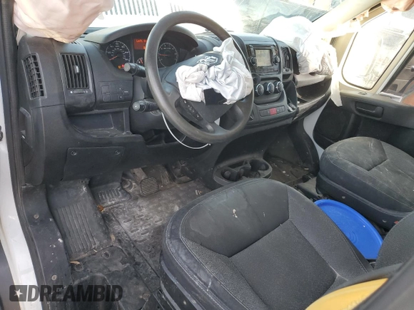 2016 Ram ProMaster Cargo with VIN 3C6TRVAG2GE110441, listed as a Copart auction lot 77878704 with 209,205 mi miles and Salvage Title. Bid and sale history available at DreamBid. Image 8.