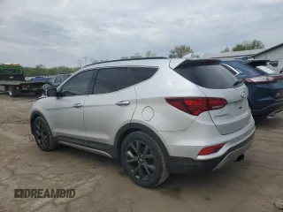 2017 Hyundai Santa Fe Ultimate with VIN 5XYZW4LA0HG415441, listed as a Copart auction lot 54498545 with 126,582 mi miles and Salvage title. Bid and sale history available at DreamBid. Image 2.