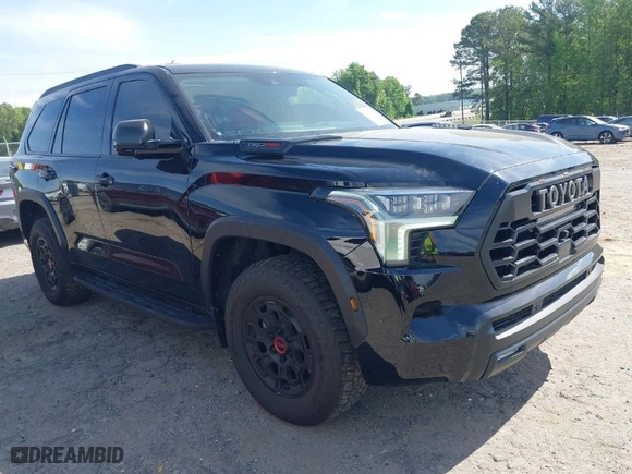 2023 Toyota Sequoia SR5 with VIN 7SVAAABA5PX017364, listed as a IAAI auction lot 42079842 with 20,376 mi miles. Bid and sale history available at carsss.com. Image 1.
