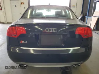2008 Audi S4 z VIN WAUGL78E18A162303, wystawiony jako Copart lot #56347265 z przebiegiem 56 011 mil mil oraz Szkoda całkowita • Salvage title. Historia ofert i sprzedaży dostępna na DreamBid. Obrazek 6.