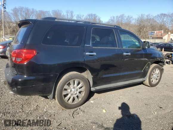 2010 Toyota Sequoia Platinum with VIN 5TDDY5G16AS039566, listed as a Copart auction lot 81810114 with 255,335 mi miles and Salvage Title. Bid and sale history available at carsss.com. Image 3.
