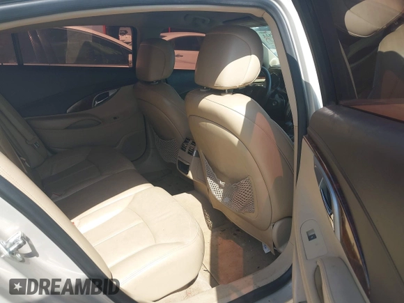 2010 Buick LaCrosse CXL with VIN 1G4GD5EG7AF308430, listed as a IAAI auction lot 42445323 with 144,205 mi miles and . Bid and sale history available at DreamBid. Image 8.