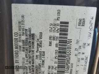 2016 Ford Fusion SE with VIN 1FA6P0HD7G5101701, listed as a Copart auction lot 52375435 with Not provided miles and Salvage title. Bid and sale history available at DreamBid. Image 12.