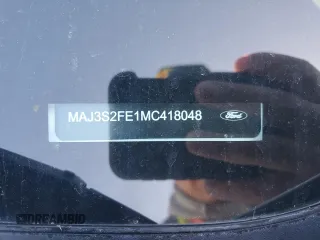 2021 Ford EcoSport S with VIN MAJ3S2FE1MC418048, listed as a Copart auction lot 48283845 with 12,979 mi miles and Salvage Title. Bid and sale history available at DreamBid. Image 13.