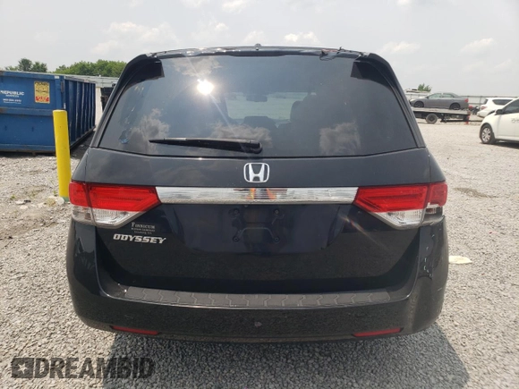 2014 Honda Odyssey EX-L with VIN 5FNRL5H6XEB072305, listed as a Copart auction lot 58487545 with 152,933 mi miles and Salvage title. Bid and sale history available at DreamBid. Image 6.