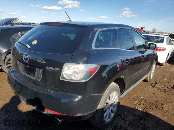 2011 Mazda CX-7 i Sport with VIN JM3ER2B54B0391387, listed as a Copart auction lot 47344835 with 142,153 mi miles and Salvage Title. Bid and sale history available at DreamBid. Image 3.