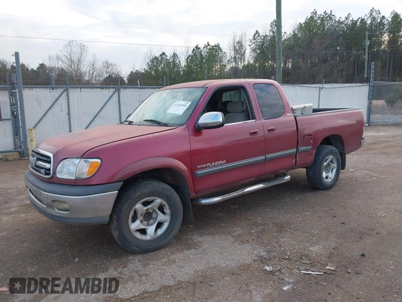 2001 Toyota Tundra SR5 with VIN 5TBRT34131S143664, listed as a IAAI auction lot 41495588 with 434,770 mi miles and . Bid and sale history available at DreamBid. Image 2.