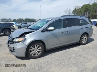 2016 Honda Odyssey SE with VIN 5FNRL5H36GB144433, listed as a Copart auction lot 48898755 with 192,442 mi miles and Salvage Title. Bid and sale history available at DreamBid. Image 1.