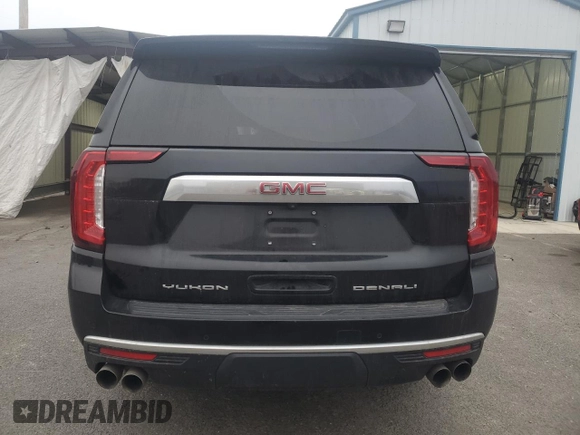 2023 GMC Yukon XL Denali with VIN 1GKS1JKL0PR210658, listed as a Copart auction lot 42574575 with 61,306 mi miles and Clean Title. Bid and sale history available at carsss.com. Image 6.