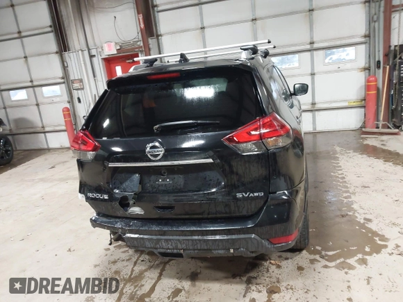 2017 Nissan Rogue SV with VIN KNMAT2MV1HP524175, listed as a IAAI auction lot 41931621 with 139,730 mi miles and . Bid and sale history available at carsss.com. Image 16.