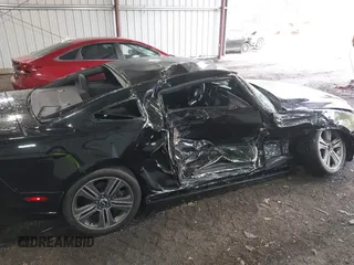 2014 Ford Mustang V6 with VIN 1ZVBP8AM5E5284026, listed as a IAAI auction lot 41861609 with 123,352 mi miles. Bid and sale history available at carsss.com. Image 6.